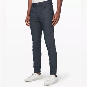 Lululemon Men’s size 34 x 32” ABC Blue Slim 5 Pocket Stretch Pants